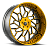 5 LUG TREVISO GOLD AND BLACK WITH GOLD LIP